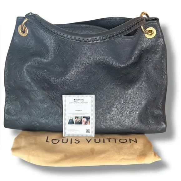 Louis Vuitton Artsy MM Empreinte Leather Slate Gray Ardoise Gold Hardware - Picture 5 of 16